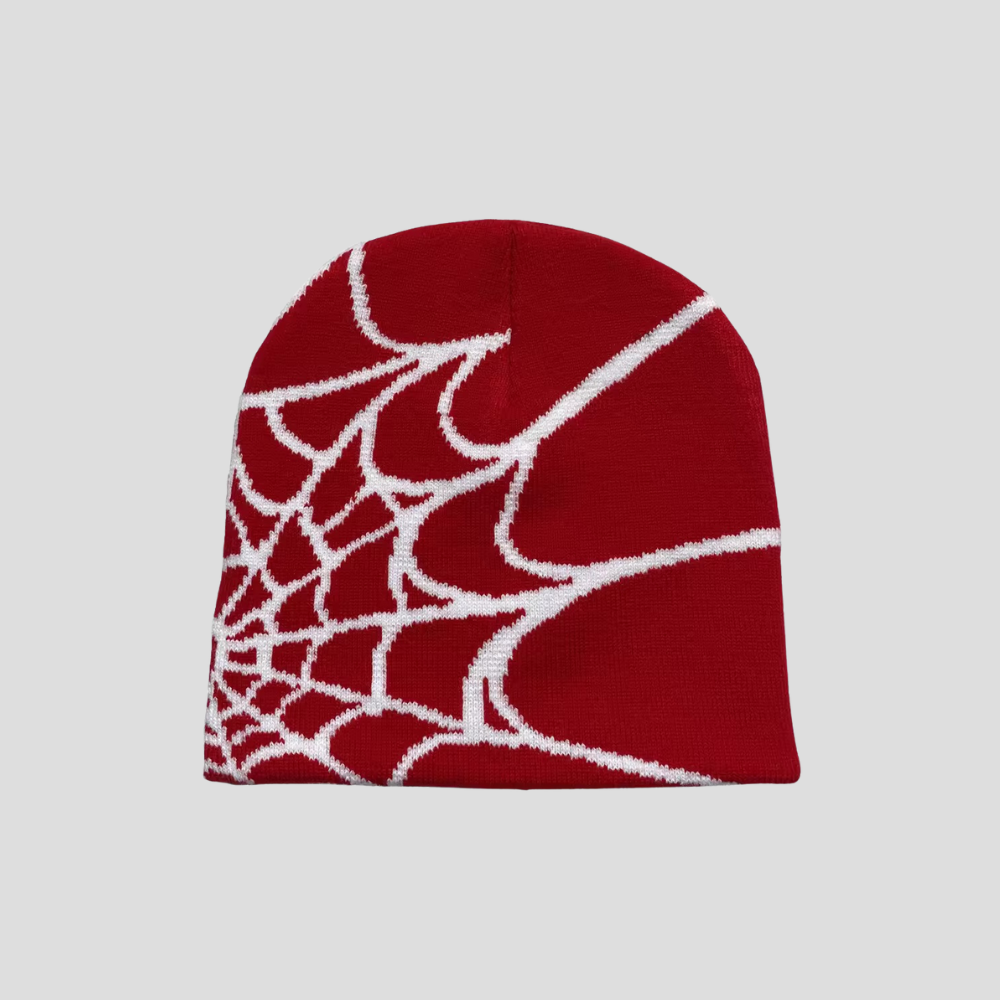 Spider Beanie (Red)