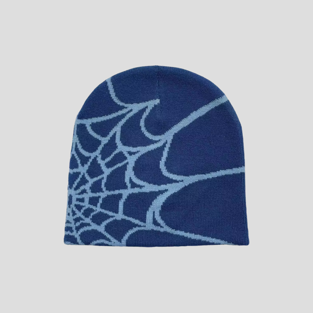 Spider Beanie (Blue)